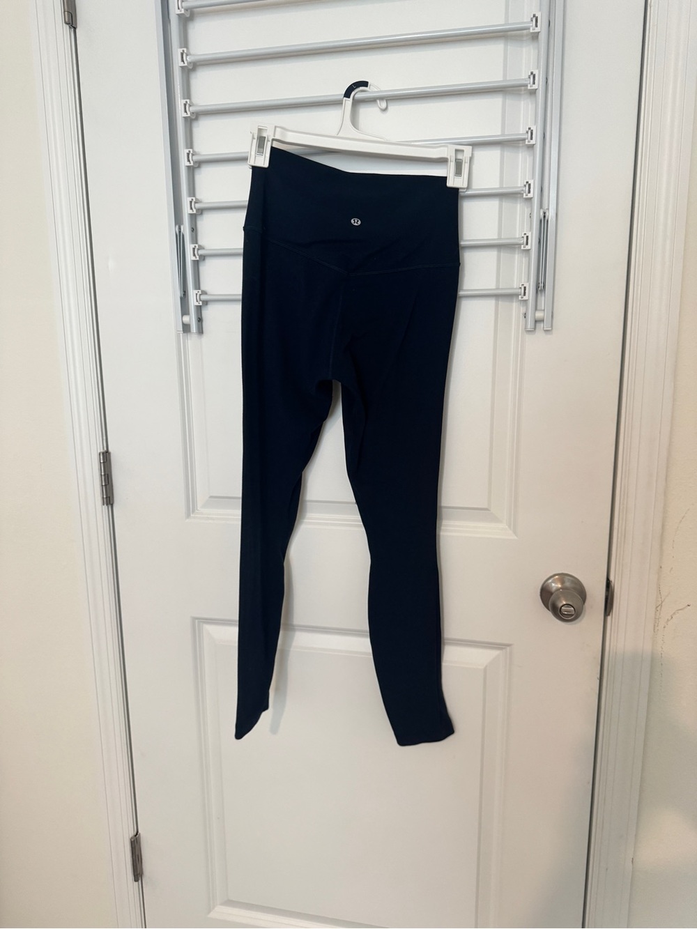 Navy Lululemon High-Waist Workout Leggings